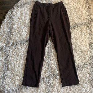 Size small dark brown straight leg fit pants!